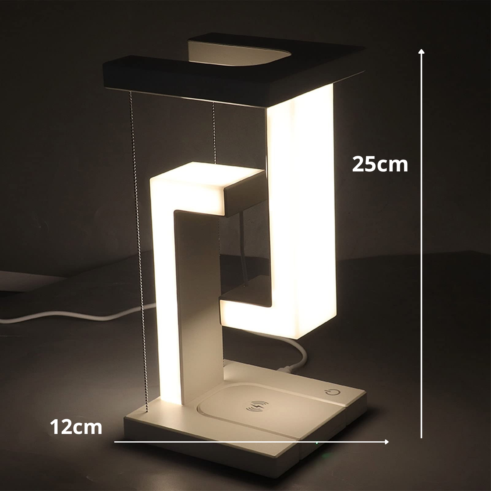 Wireless Anti-Gravity LED Lamp with USB Charging – Modern Desk Light - Image 2